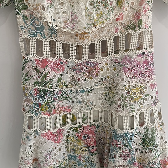 ZIMMERMANN Heathers Off shoulder Floral Mini Dress - Picture 7 of 12